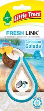 Ароматизатор-клипса Little Trees "Карибский коктейль" (Caribbean Colada)